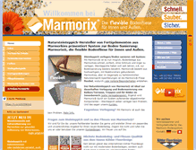Tablet Screenshot of marmorix.de